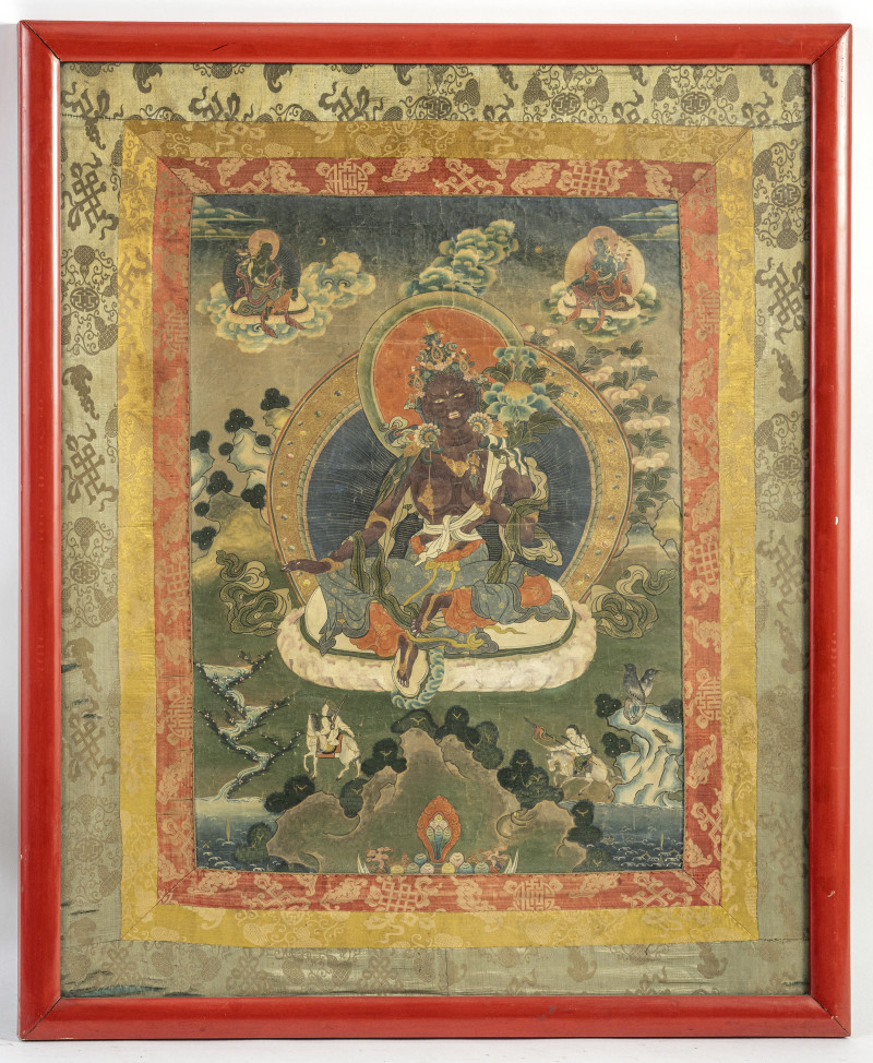 A THANGKA DEPICTING A FEMALE DEITY - 图2
