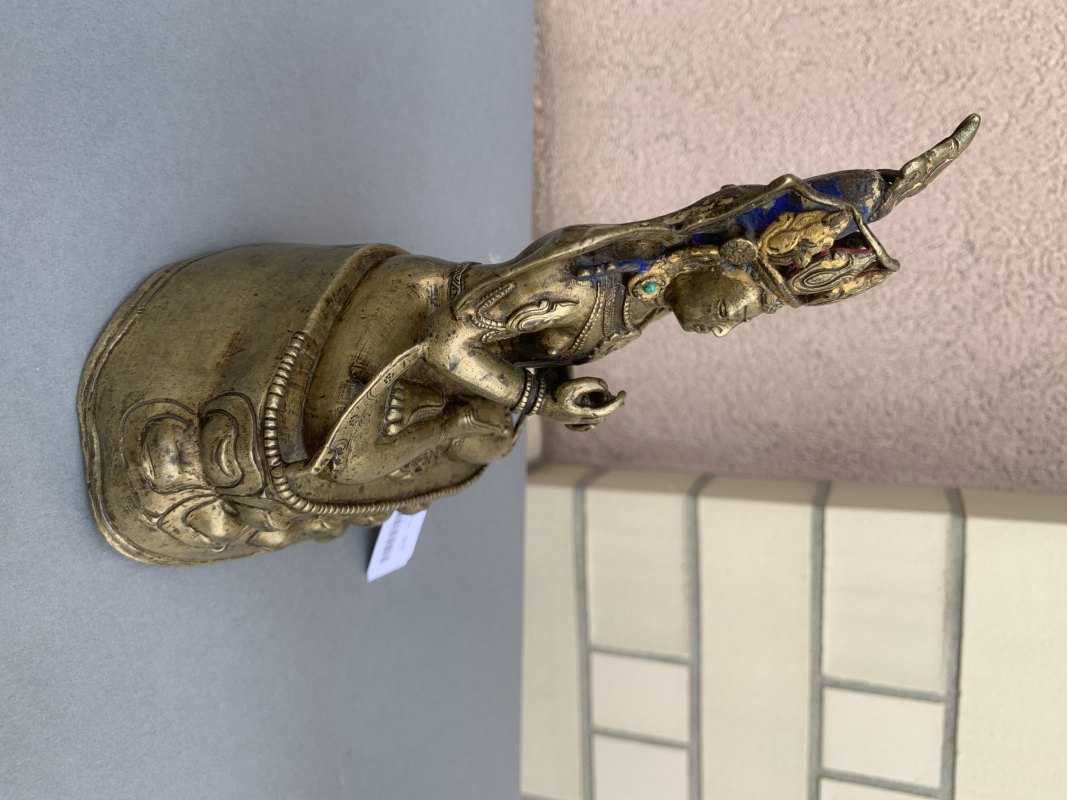 A BRONZE FIGURE OF VAIROCANA - 图7