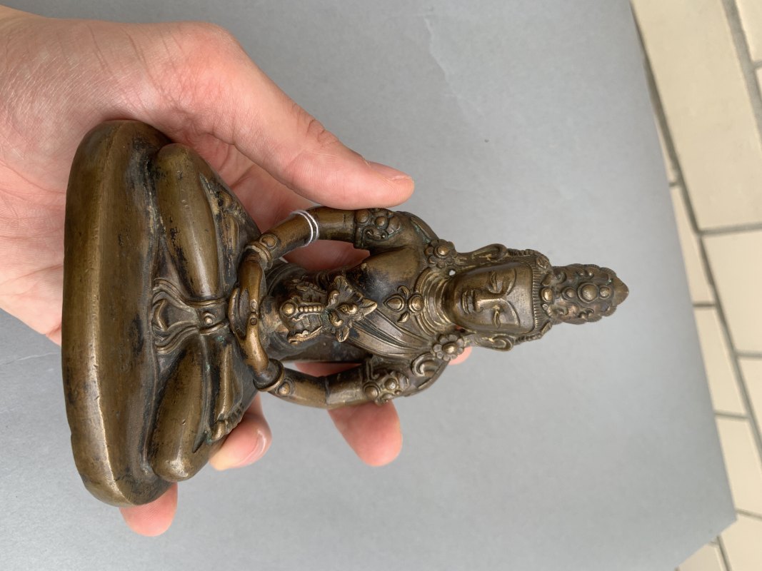 A BRONZE FIGURE OF AMITAYUS - 图6
