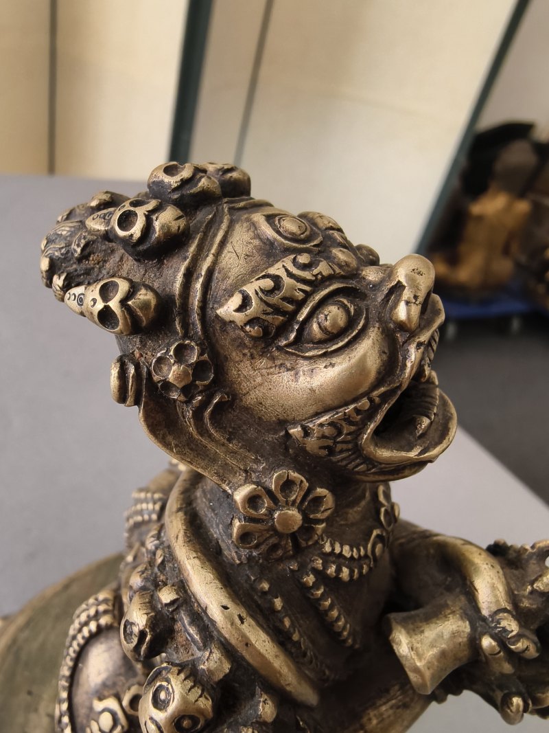 A BRONZE FIGURE OF DHAKA - 图21