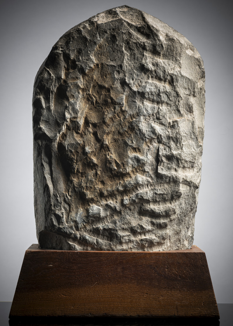 A FINE GREY STONE STELE DEPICTING SHIVA AND PARVATI - 图2