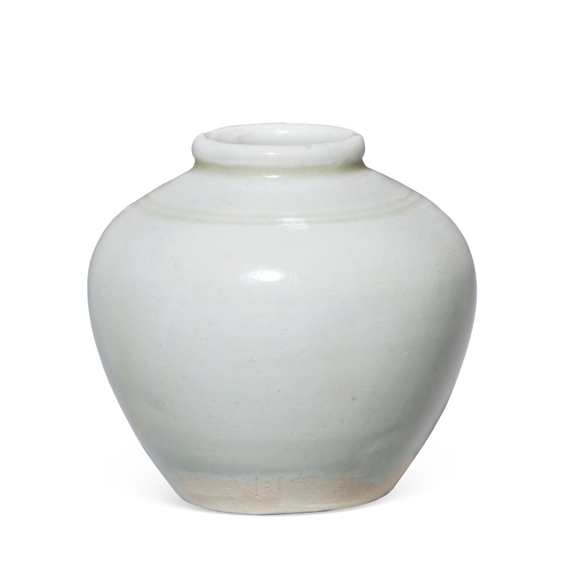 明代 白釉小罐