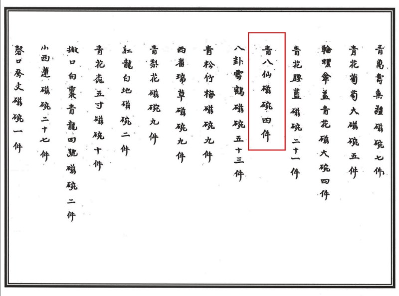 清乾隆 青花八仙人物纹碗 - 图12
