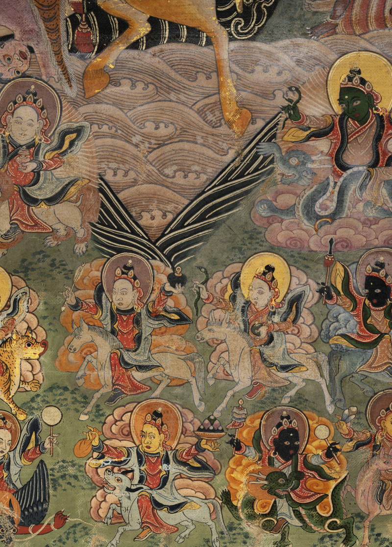 A THANGKA DEPCITING SHRI DEVI - 图5
