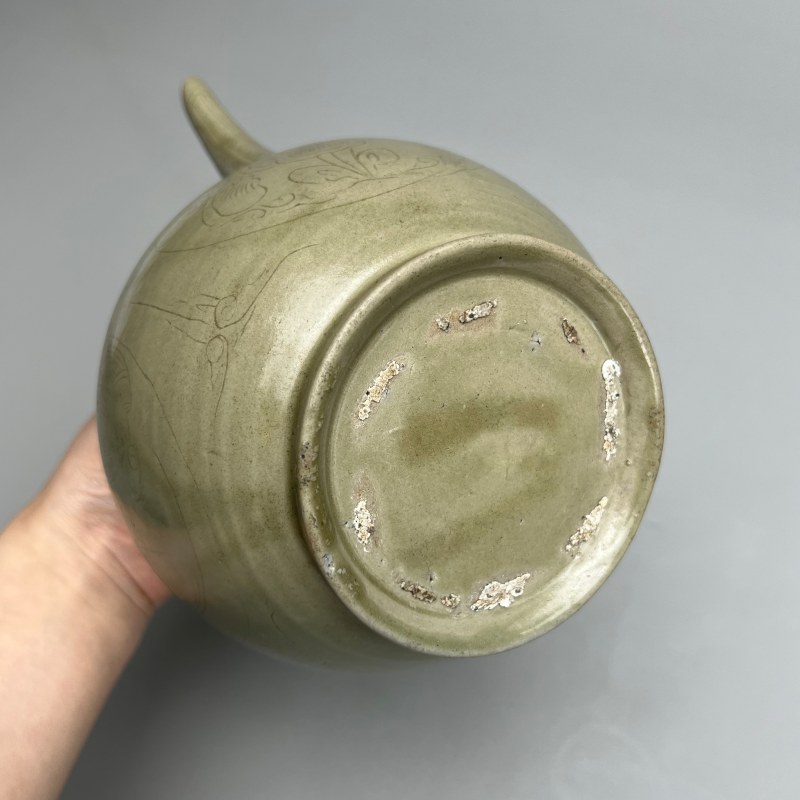 明代 青釉鹦鹉纹执壶 - 图24