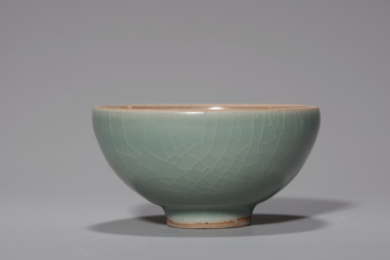 明代 龙泉窑粉青釉泡泡盏 - 图3