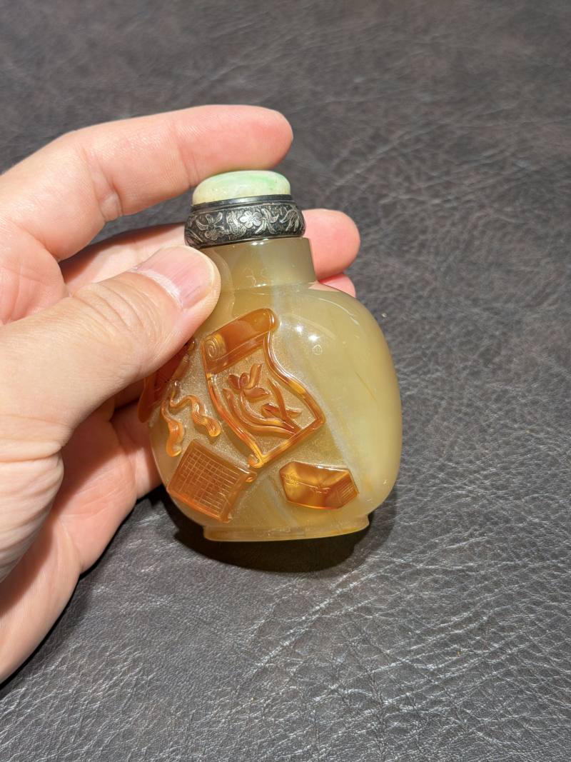 清 玛瑙玉器一组六件 - 图52