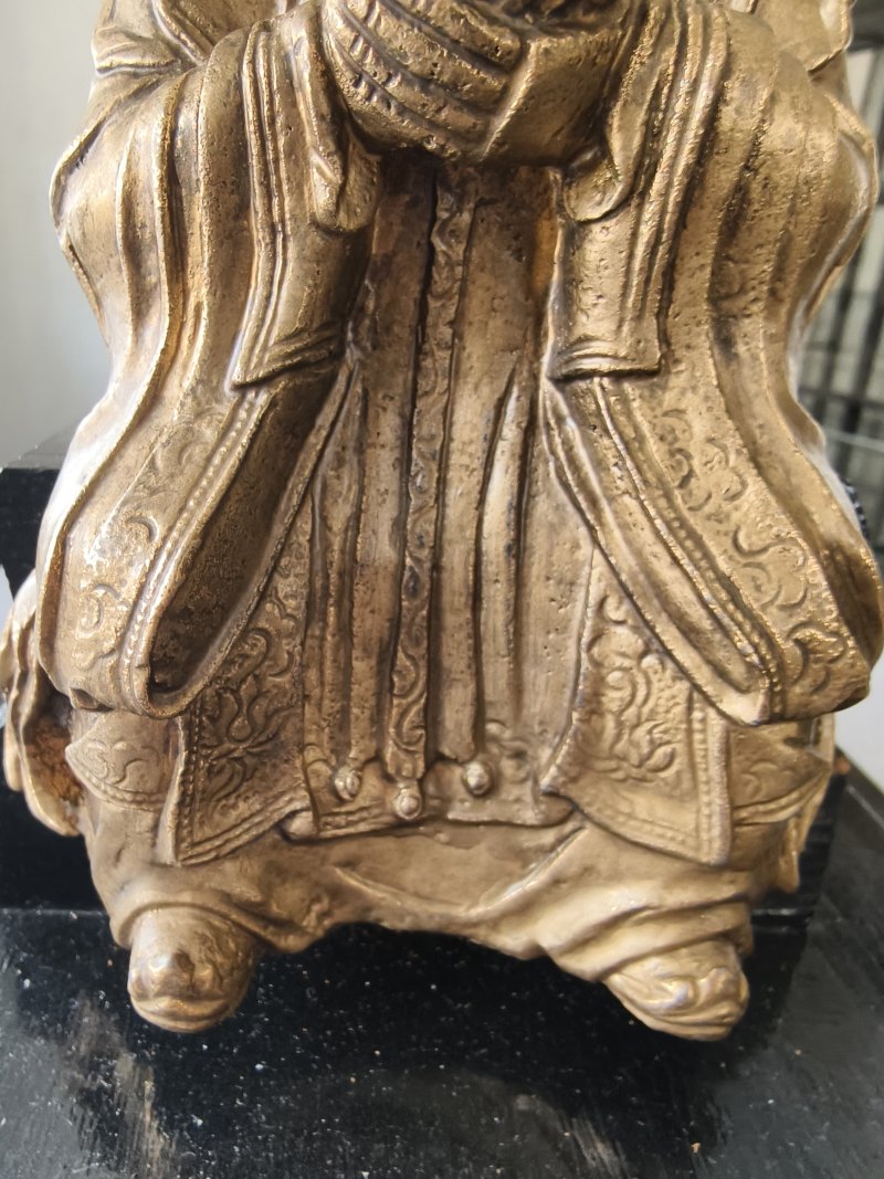 A BRONZE FIGURE OF A DIGNITARY - 图18
