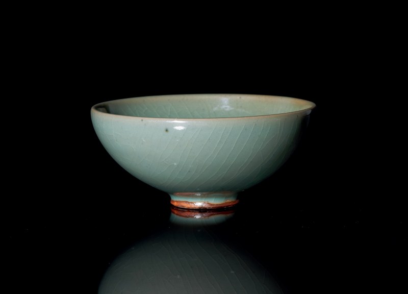 明代 汝州青瓷茶盏 - 图2