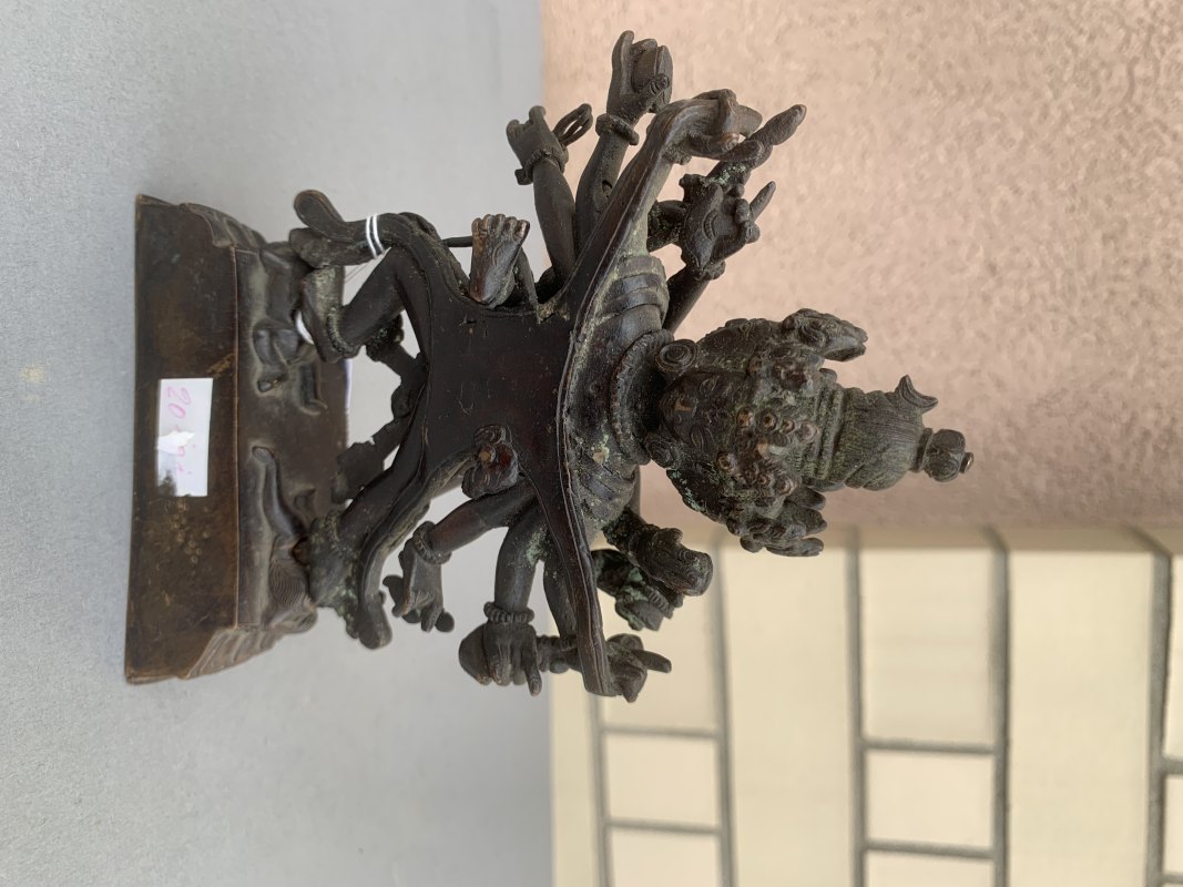 A FINE GILT-BRONZE FIGURE OF SARVABUDDHADAKINI - 图8