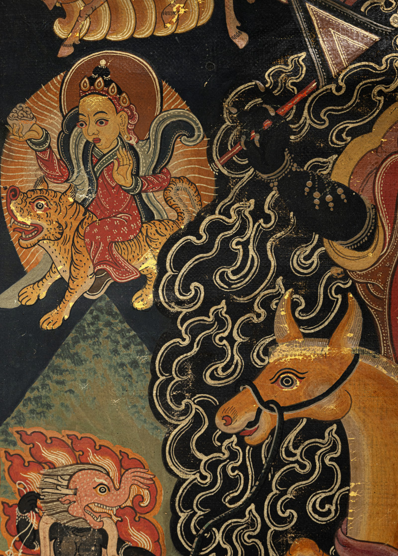 A THANGKA DEPCITING SHRI DEVI - 图6