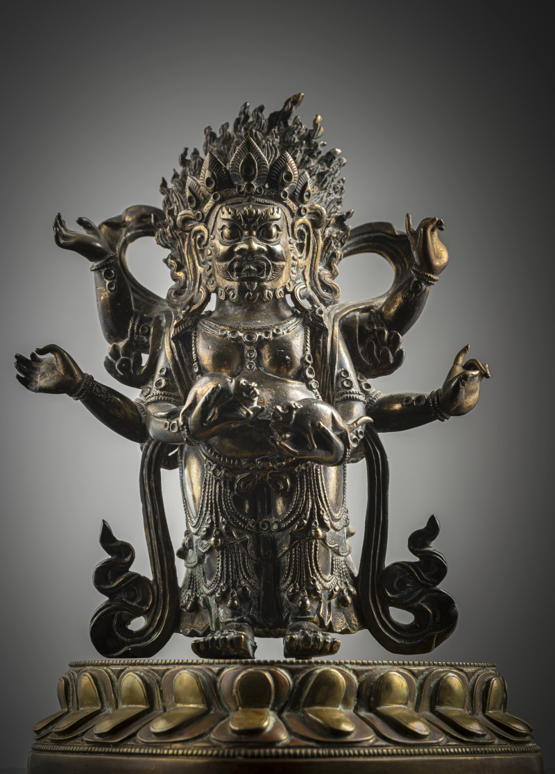 A BRONZE TANTRIC DIVINITY - 图3