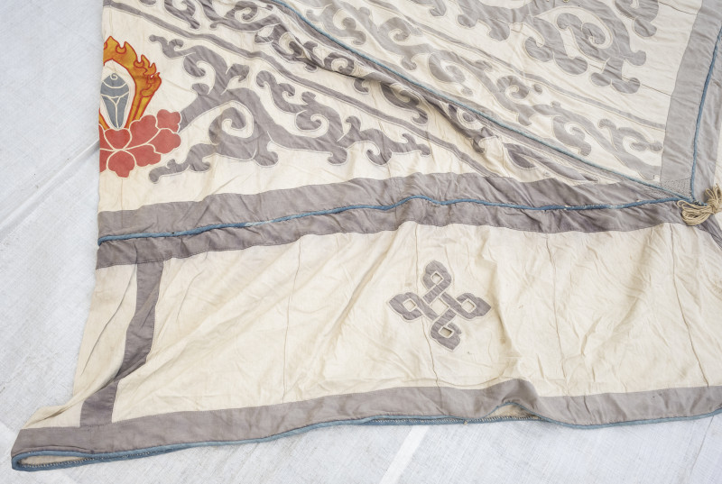A LARGE APPLIQUÉ COTTON TENT - 图2