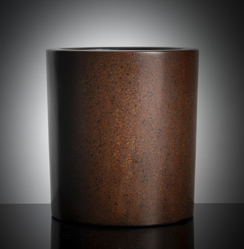 A large 'xipi' lacquer brush pot - 图3