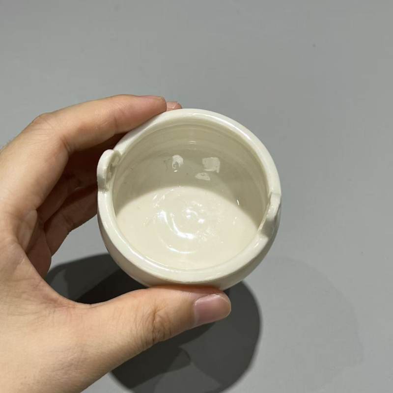 明代 德化窑白釉小琴炉 - 图7