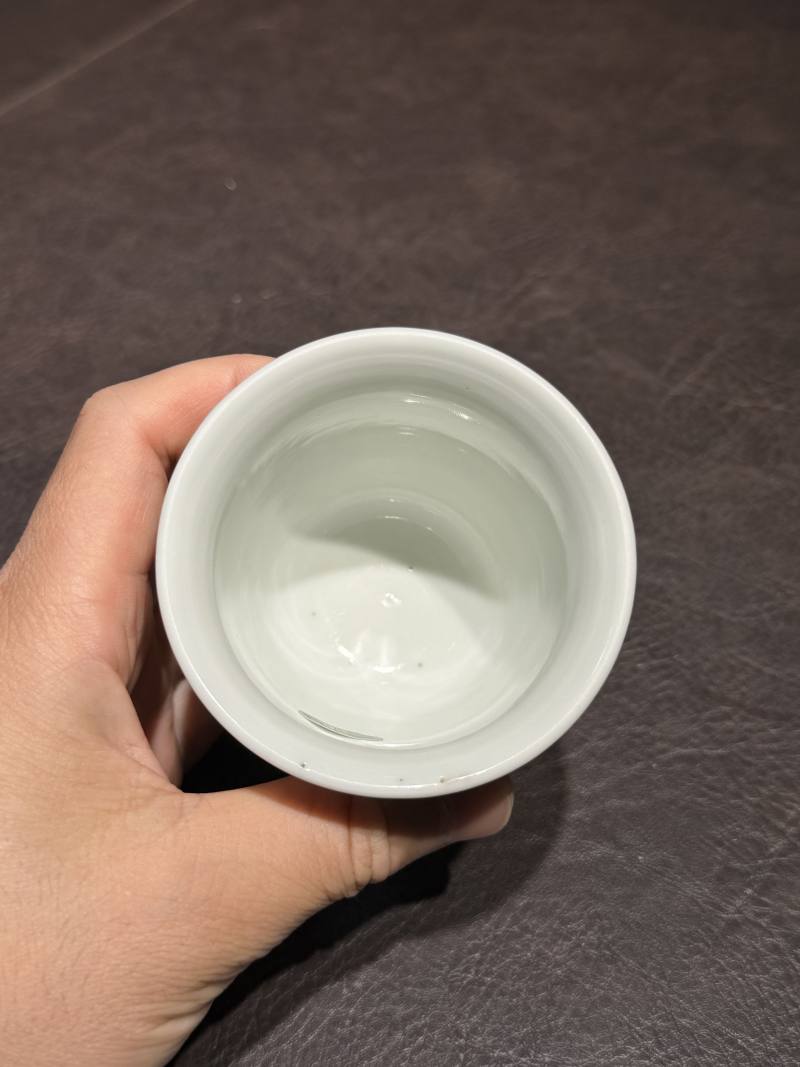 清雍正 青花双龙赶珠纹铃铛杯 - 图24