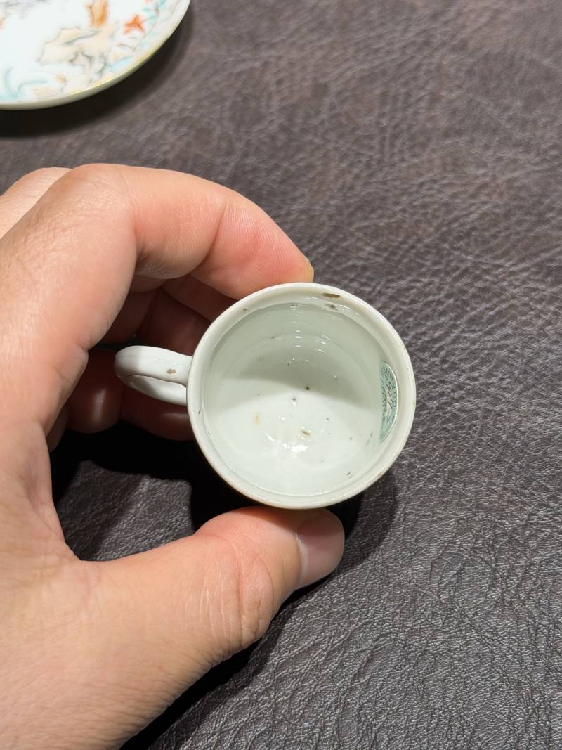 清乾隆 粉彩花鸟纹茶具一套25件 - 图99