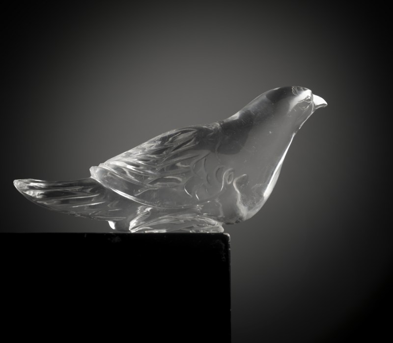 Bird of prey made of rock crystal - 图3