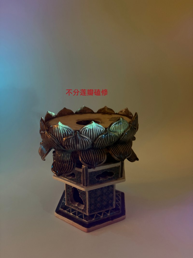 清康熙 素三彩观音坐像 - 图16