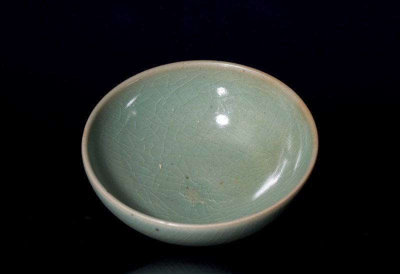 明代 汝州青瓷茶盏 - 图4