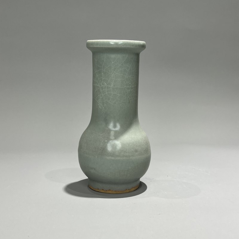 明代 龙泉窑粉青釉箸瓶 - 图6