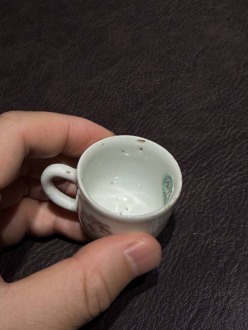 清乾隆 粉彩花鸟纹茶具一套25件 - 图106