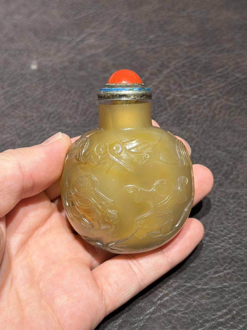 清 玛瑙玉器一组六件 - 图24