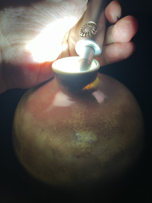 清康熙 豇豆红釉暗刻团龙纹太白尊 - 图21