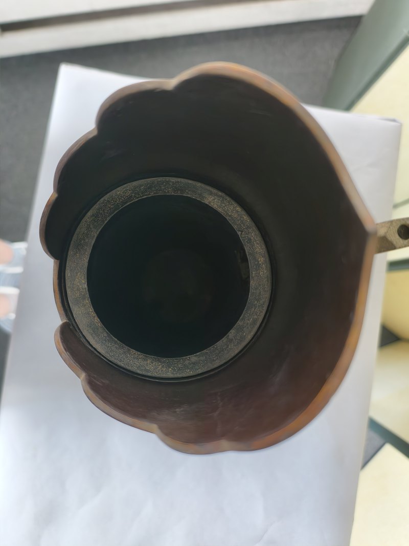 A very rare lacquer and gilt-bronze duomuhu jug with cover - 图11