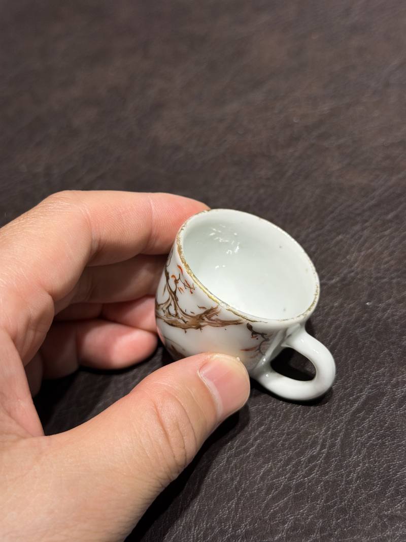 清乾隆 粉彩花鸟纹茶具一套25件 - 图73