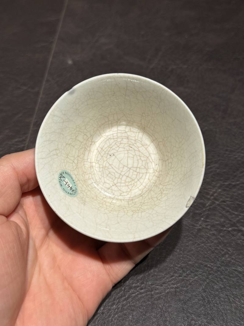 清康熙 青花山水高仕图若深杯 - 图10
