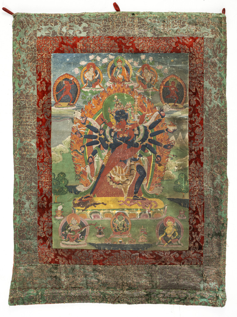 A THANGKA DEPICTING SHRICHAKRASAMVARA - 图2