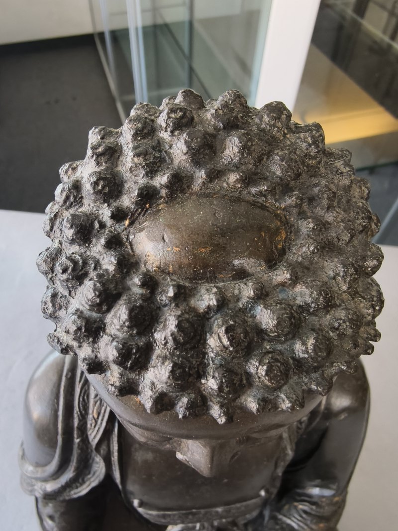 A BRONZE FIGURE OF BUDDHA SHAKYAMUNI - 图9