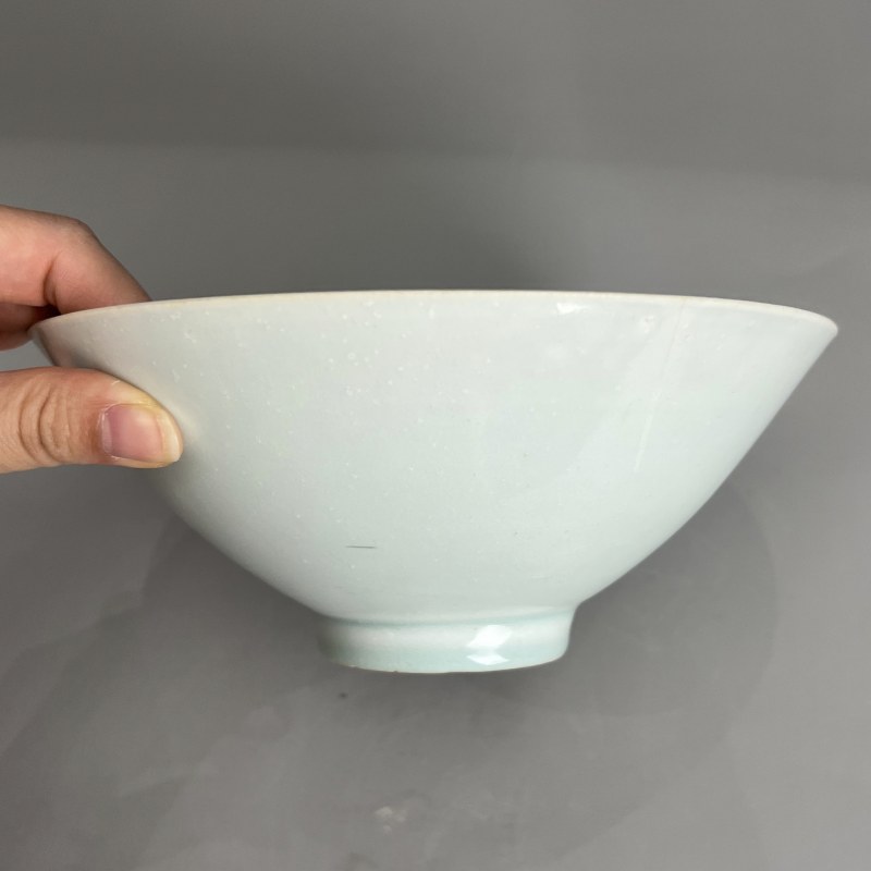 明代 青白釉水波纹大碗 - 图15