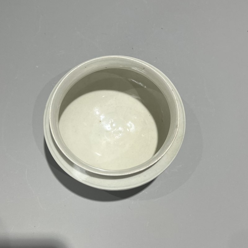 明代 青白釉束颈钵 - 图9