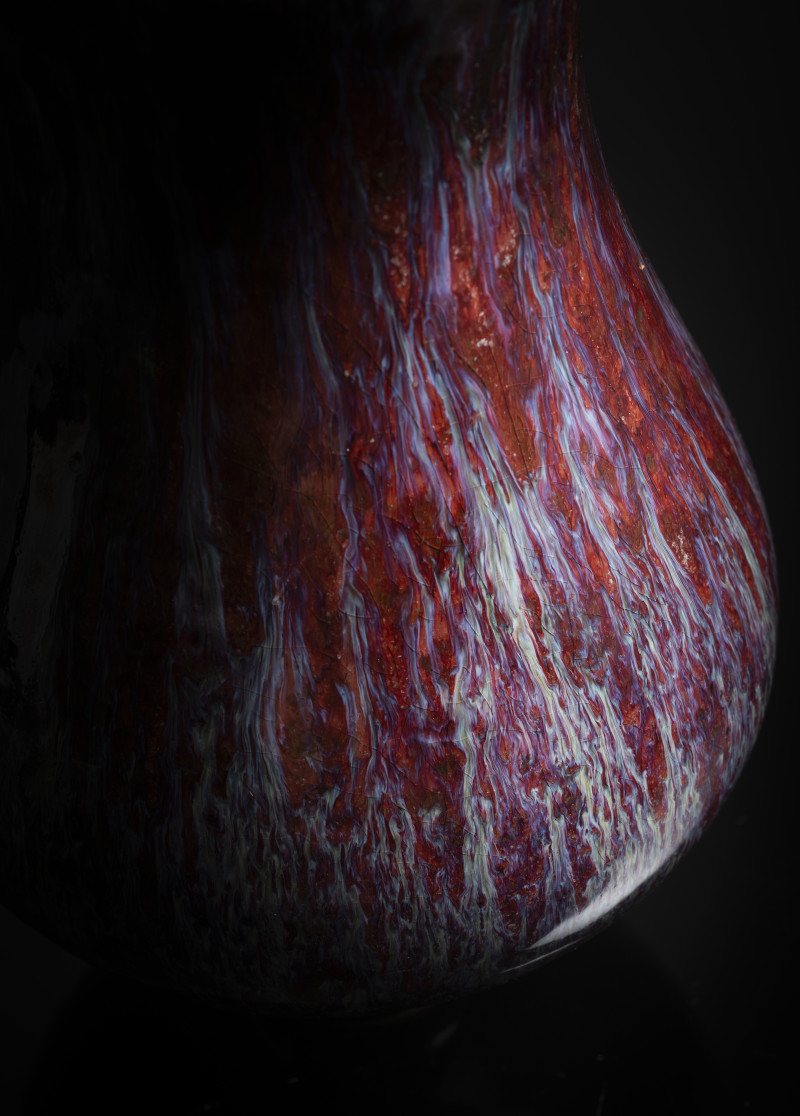 A Flambé-glazed porcelain meiping - 图6