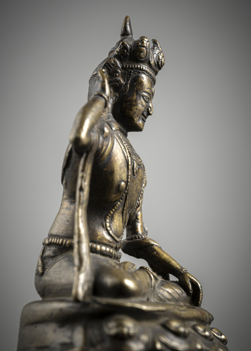 A BRONZE FIGURE OF NAMPAR GYALWA - 图5
