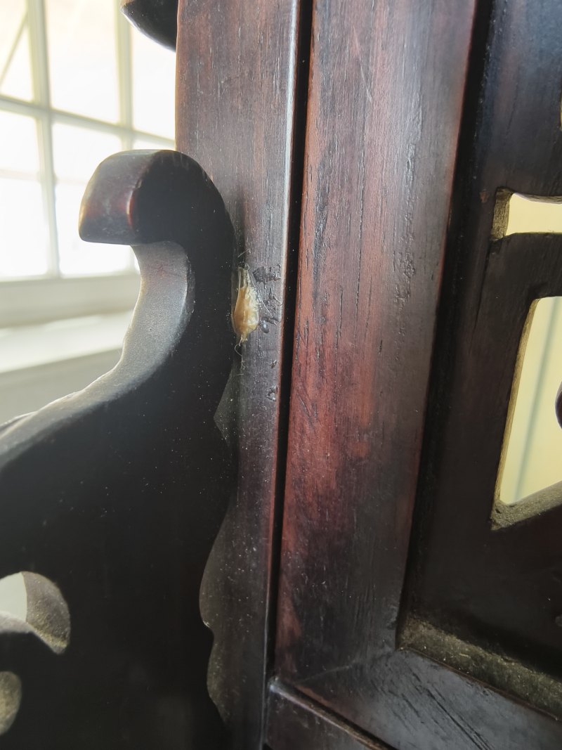 A fine carved Duan stone panel mounted as table screen - 图18