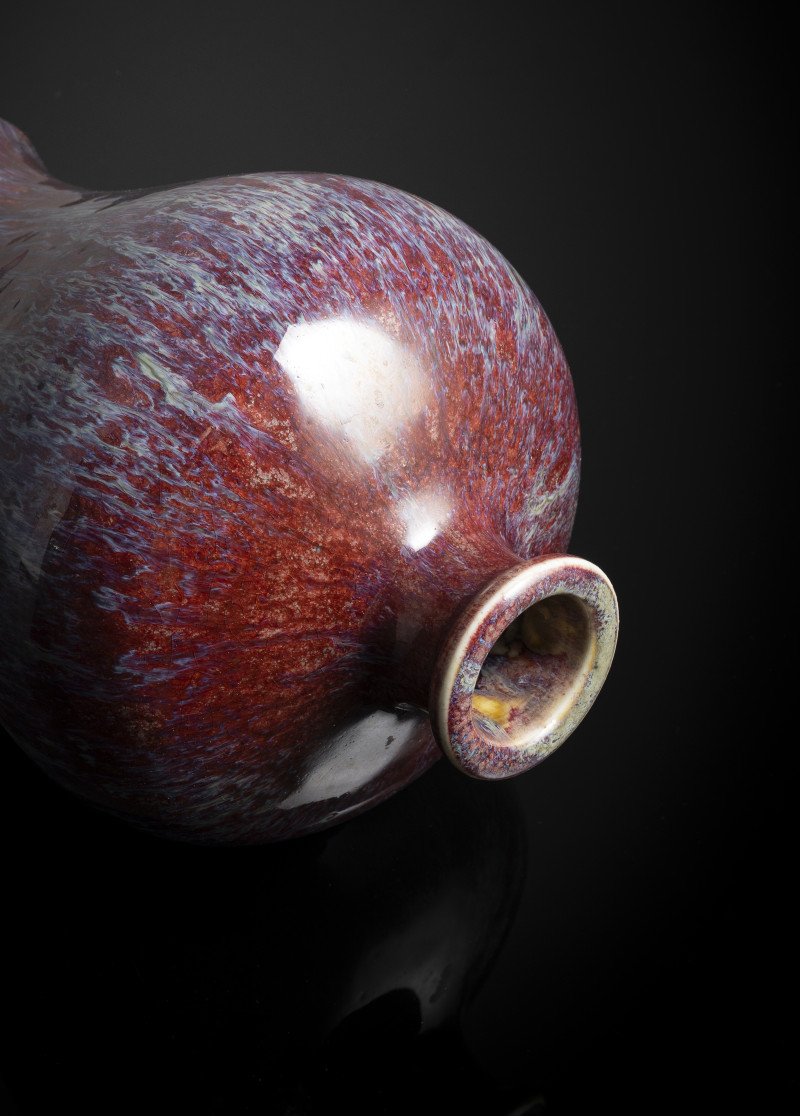 A Flambé-glazed porcelain meiping - 图4