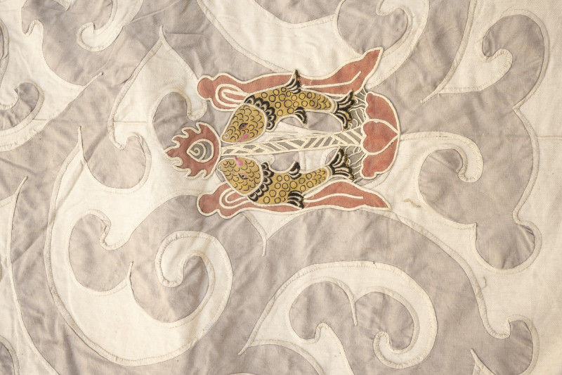A LARGE APPLIQUÉ COTTON TENT - 图20