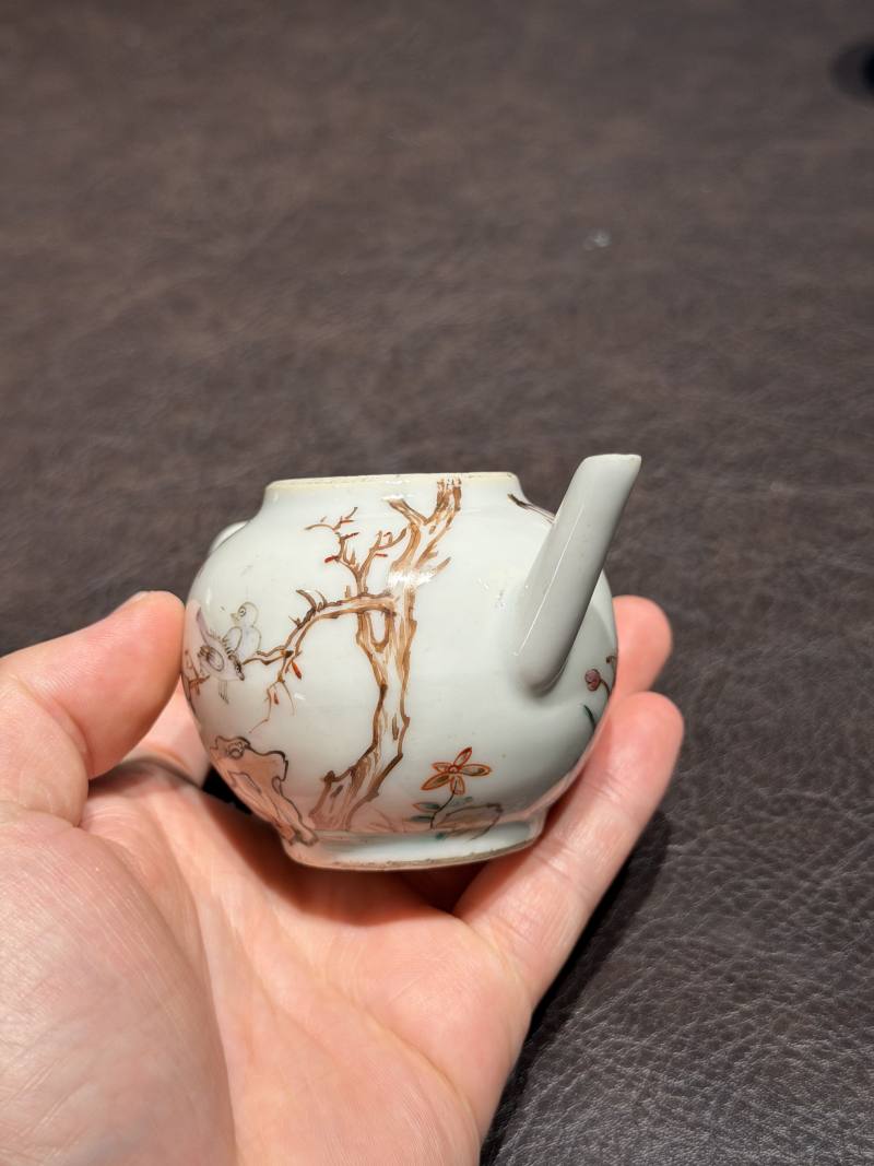 清乾隆 粉彩花鸟纹茶具一套25件 - 图44