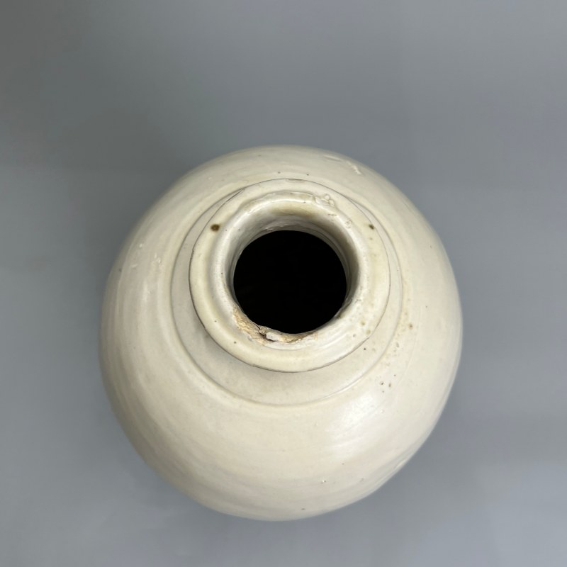 明代 白釉梅瓶 - 图10