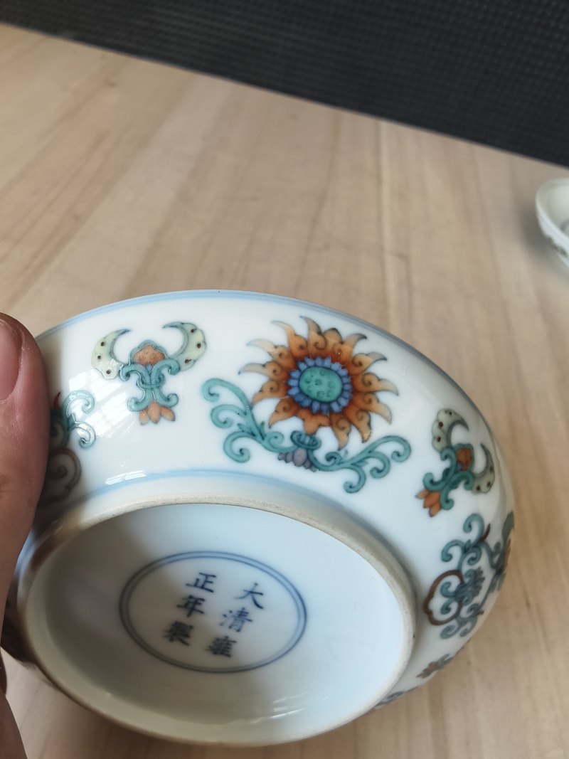 A pair of fine and rare imperial 'double lotus'' doucai' dishes - 图12
