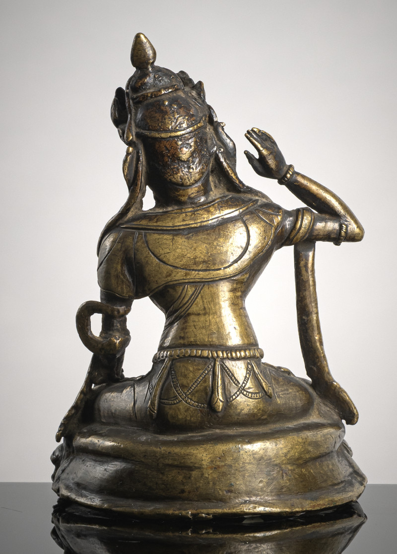 A BRONZE FIGURE OF NAMPAR GYALWA - 图2