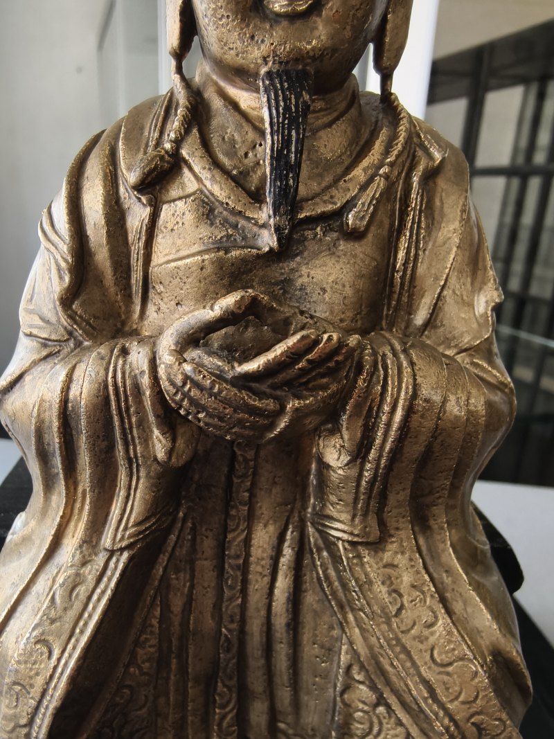 A BRONZE FIGURE OF A DIGNITARY - 图17
