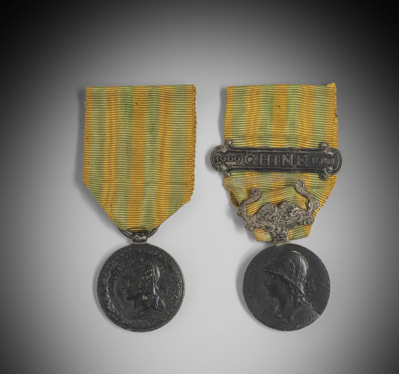 Two commemorative medals: Tonkin Expedition and China Campaign - 图2