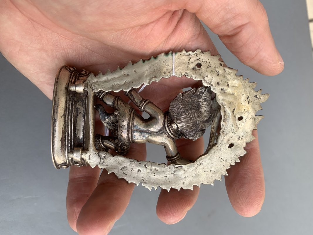 A SILVER FIGURE OF ACALA - 图8