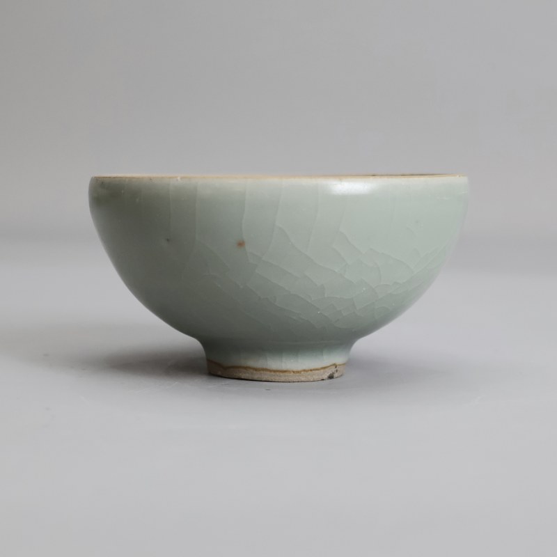 明代 龙泉窑粉青釉泡泡盏 - 图7