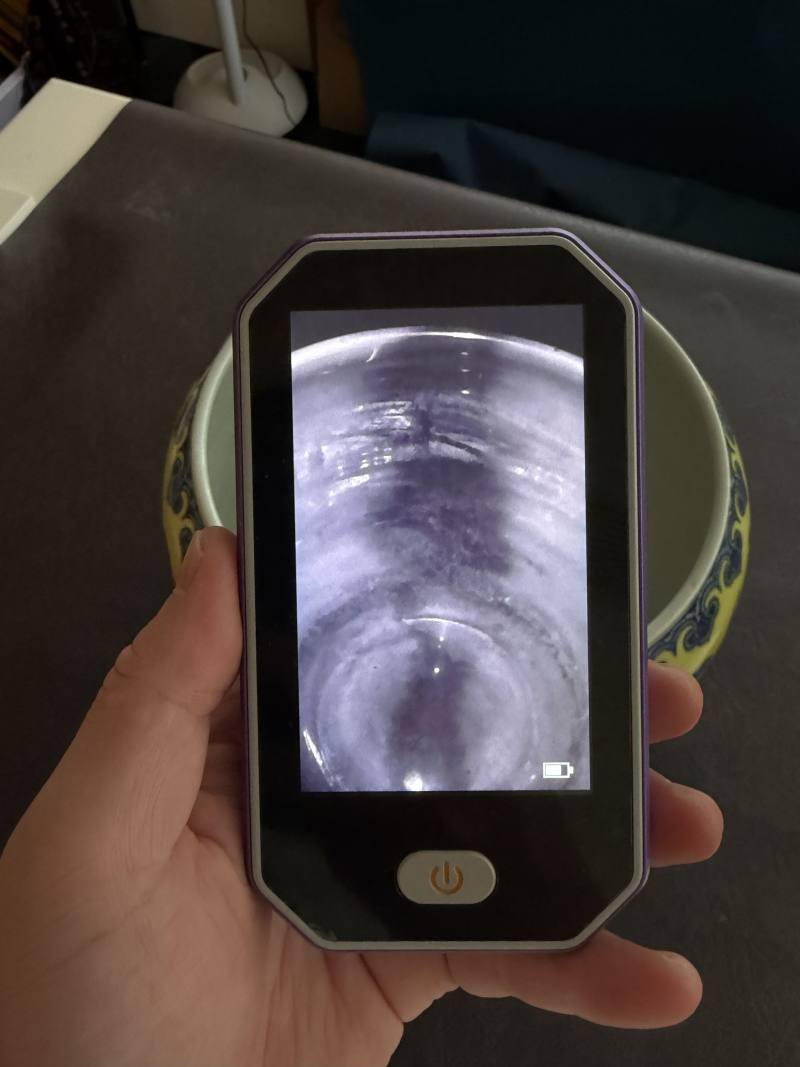 清乾隆 黄地青花折枝花卉纹缸 - 图18