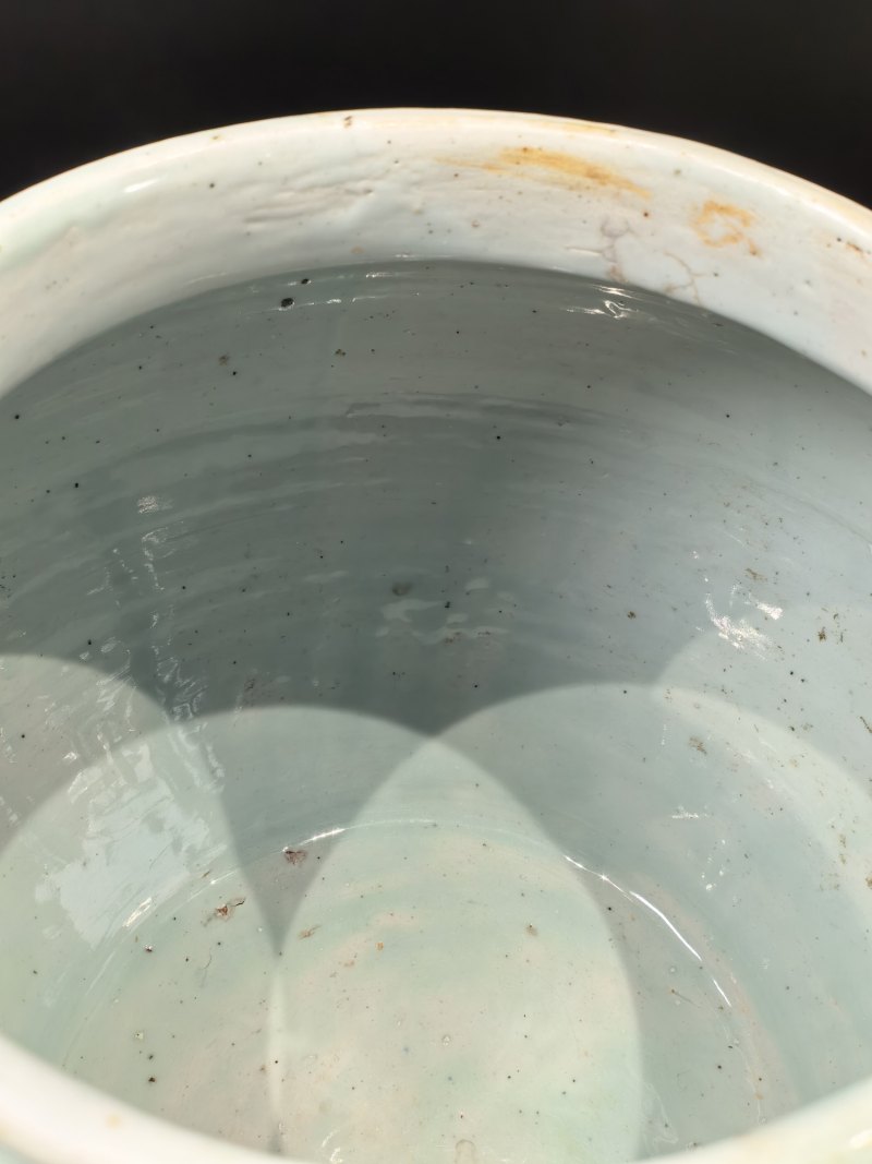 明嘉靖 青花福禄寿纹大罐 - 图9